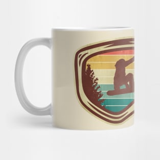 Vintage Snowboarder Mug